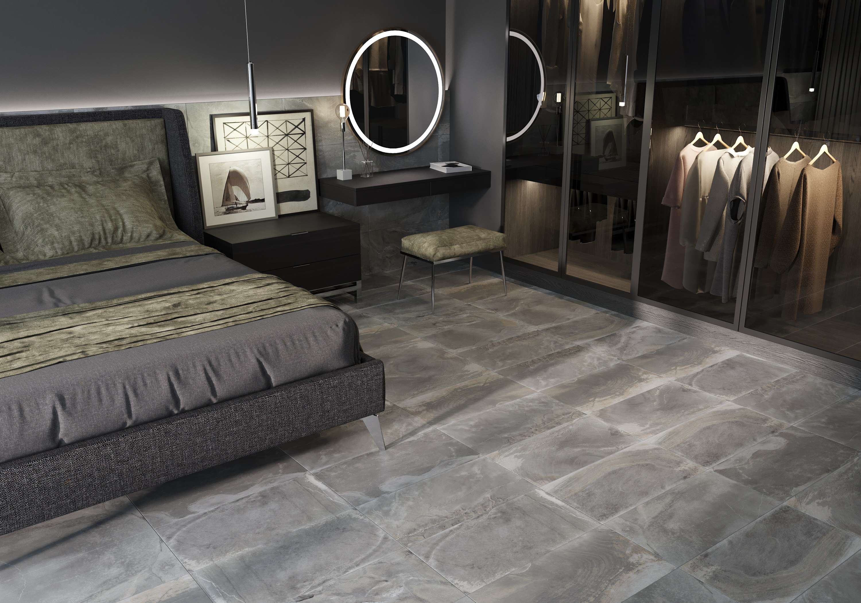 Slate grey 307х607