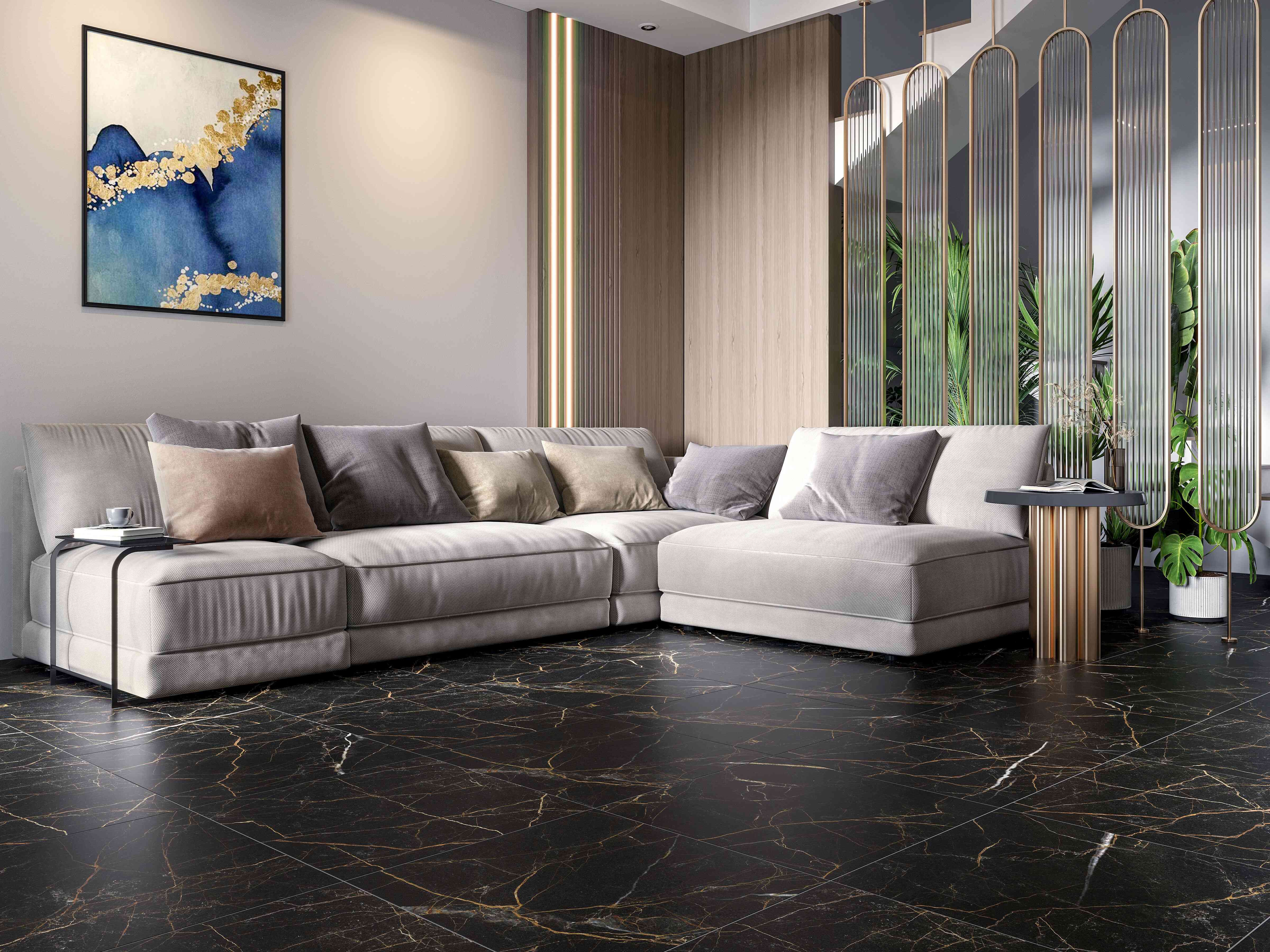 Marmo Perlanera black 600х600х8