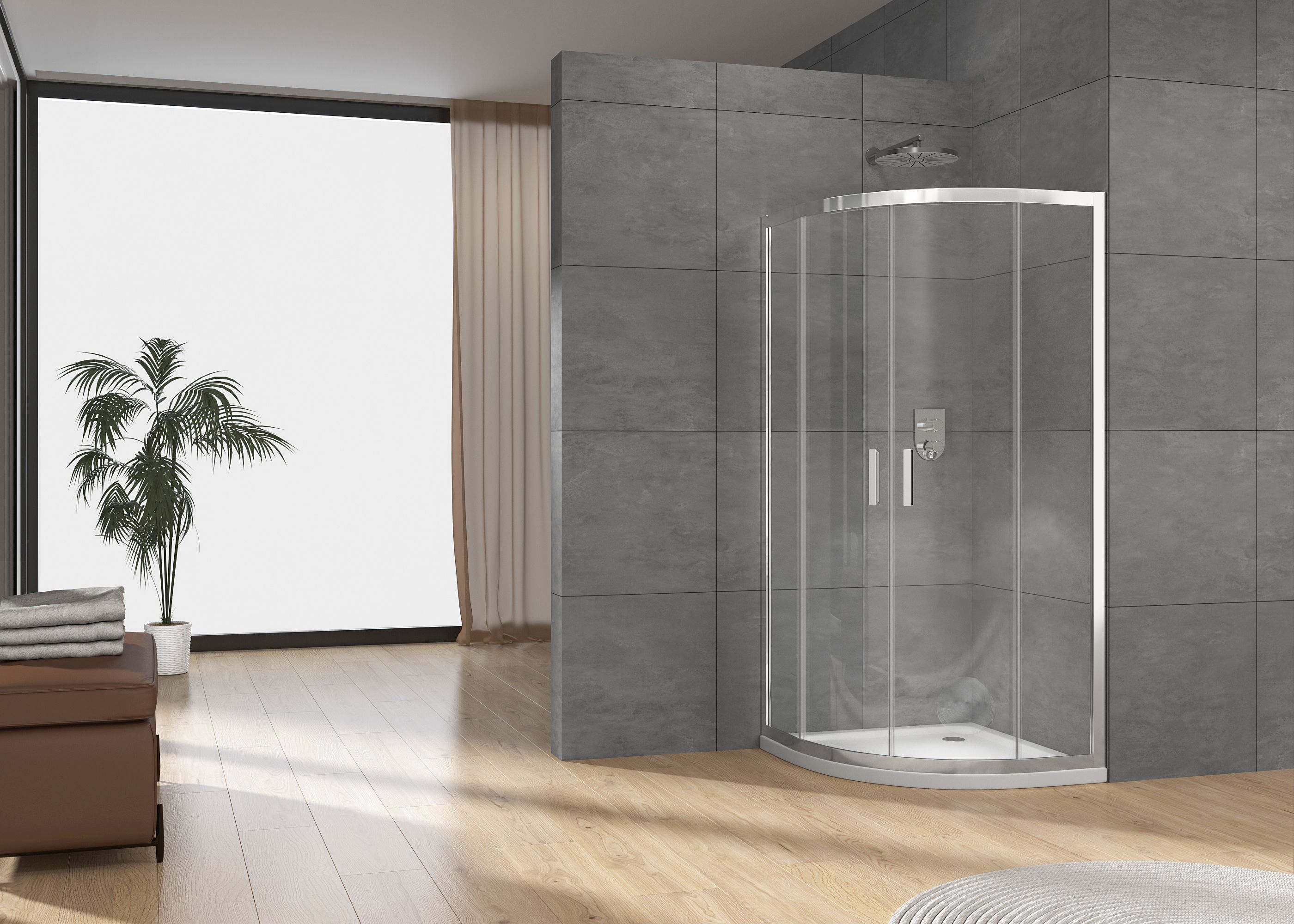 Душова кабіна "Somerset Prestige" 900×900×2000
