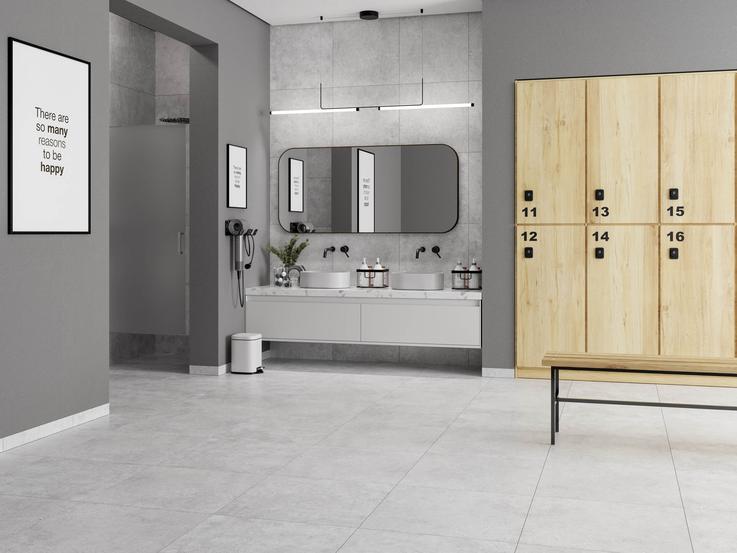 Betonova jasnoszary 600х600x8