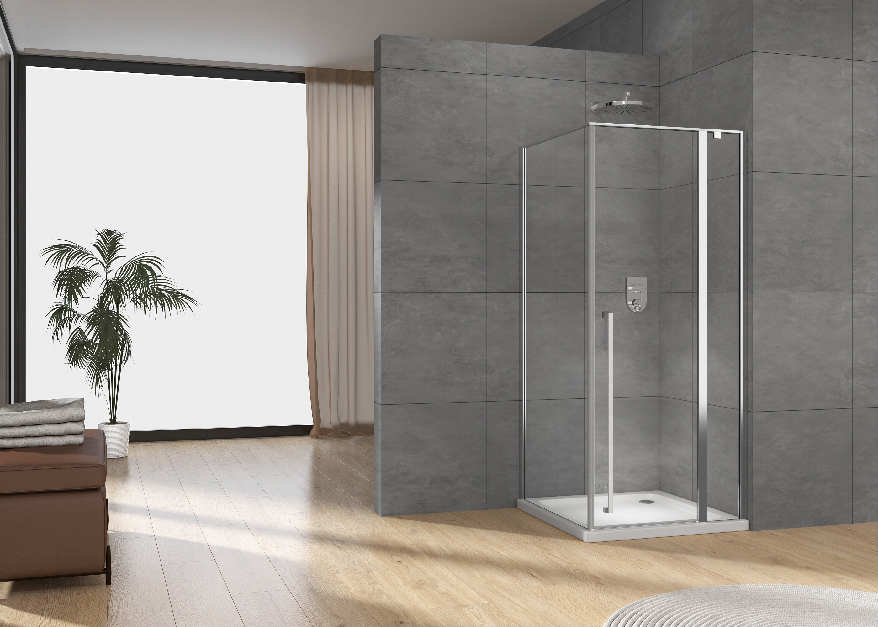 Душевая кабина "Splash Elegance" 1200×900×2000 дверь правая