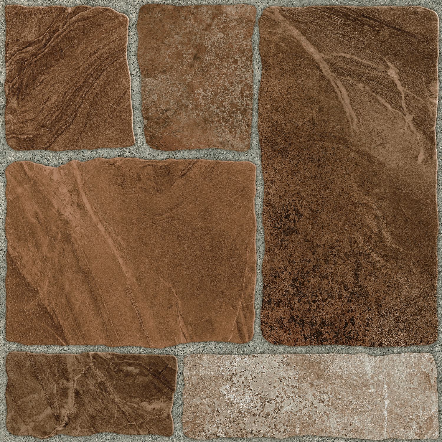 Плитка Stone Brick терракотовый 300х300x7
