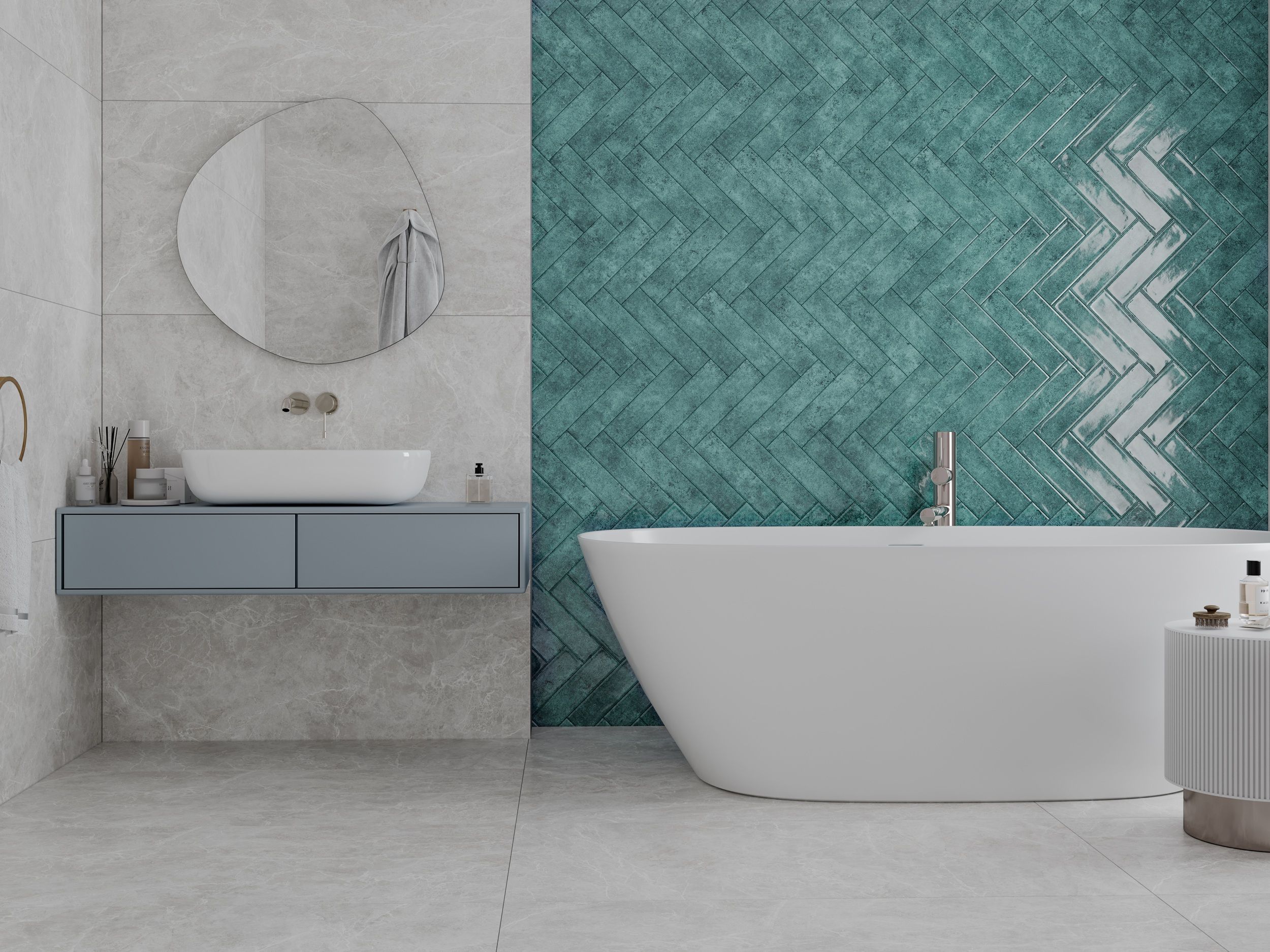 Плитка Sky Stone светло-серый 1200x600x8